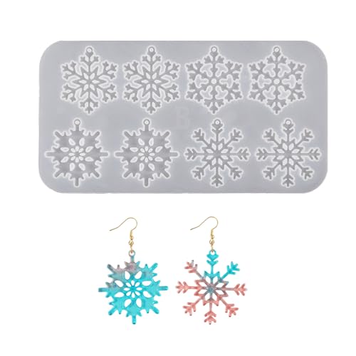 Flexible Silikon Schneeflockenformen Kreative Schneeflocken Silikonformen Für Harz Weihnachtsschmuck Und Dekoriert Weihnachtsharzformen Flexible Silikon Schneeflockenformen Kreative Schneeflocken Silikonformen Für Harz Weihnachtsschmuck Und Dekoriert Weihnachtsharzformen von jebyltd