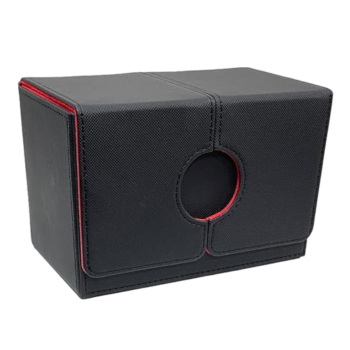 Kartendecksbox Mit Dices Tably PU Leder Kartendeckkasten Mit Magnetverschluss Für 160+ TCG/CCG TCG Speicher Für 160+ TCG/CCG von jebyltd