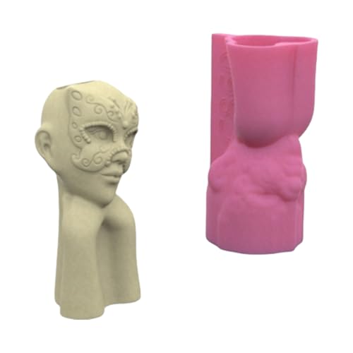 Praktische Mädchen Blumentöpfe Robuste Silikonformzementputzhandwerksvorräte Für Garten Und Innendekoration Office Desk Ornament Schimmel Praktische Mädchen Blumentöpfe Robuste Silikonformzementputzhandwerksvorräte Für Garten Und Innendekoration Office Desk Ornament Schimmel von jebyltd