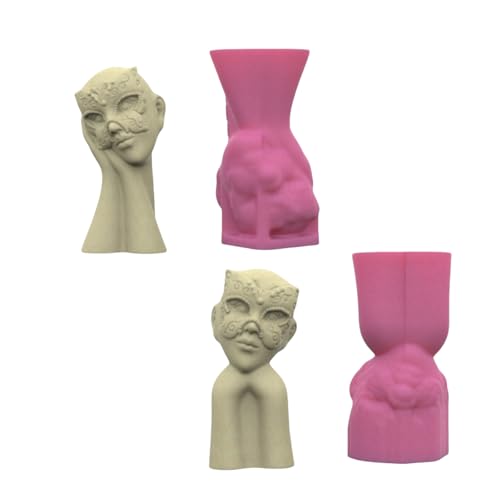 Praktische Mädchen Blumentöpfe Robuste Silikonformzementputzhandwerksvorräte Für Garten Und Innendekoration Office Desk Ornament Schimmel Praktische Mädchen Blumentöpfe Robuste Silikonformzementputzhandwerksvorräte Für Garten Und Innendekoration Office Desk Ornament Schimmel von jebyltd