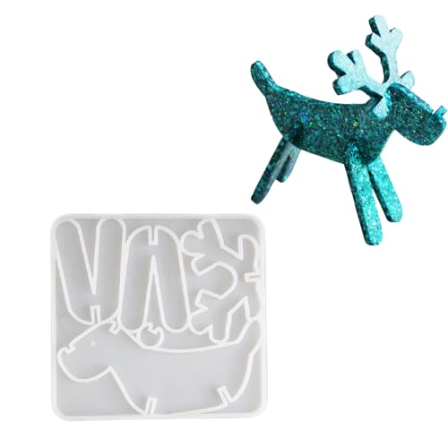 Rentier Figur Weihnachtsschmuck Schimmel Flexible Silikon Dekoration Gipsform Praktischer Schmuckzeugwerkzeug Handgefertigtes Hobby Rentier Figur Weihnachtsschmuck Schimmel Flexible Silikon Dekoration Gipsform Praktischer Schmuckzeugwerkzeug Handgefertigtes Hobby von jebyltd
