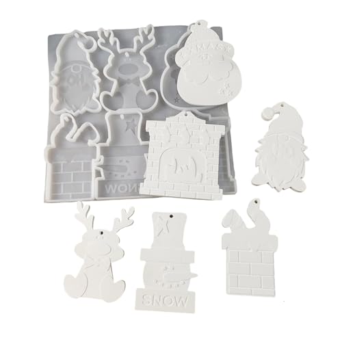 Vielseitige Weihnachts Dekore Silikonform Easy Release Silikonform Für Einzigartige Weihnachtsthemen Hängende Wohnkerndekorationen Hochqualität von jebyltd