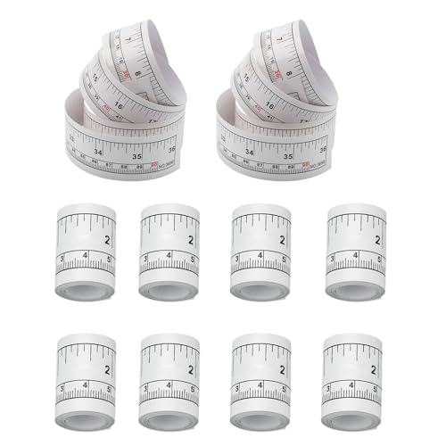 jebyltd 10pcs 90 cm Kleber Nählineer Doppelmaßstabmessung Messband Maschine Tisch Lineal Für Stoffschneidemischungsklebeband Klebeband jebyltd 10pcs 90 cm Kleber Nählineer Doppelmaßstabmessung Messband Maschine Tisch Lineal Für Stoffschneidemischungsklebeband Klebeband von jebyltd