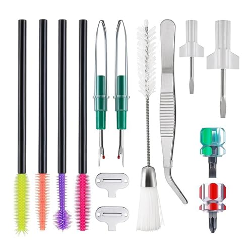 jebyltd 14pcs Reparaturmaschinen Nähwerkzeug Enthalten Eine Pinzette Mit Der Doppelköpfigen Lintbürste Verschiedener Schraubendreher Und Der Naht Unpicker Lint Bürste Für Die Nähmaschine jebyltd 14pcs Reparaturmaschinen Nähwerkzeug Enthalten Eine Pinzette Mit Der Doppelköpfigen Lintbürste Verschiedener Schraubendreher Und Der Naht Unpicker Lint Bürste Für Die Nähmaschine von jebyltd