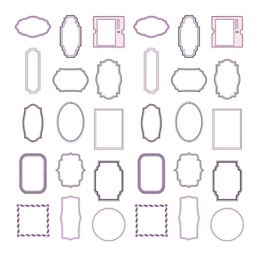 jebyltd 30 PCs Vintage Bilderrahmen Scrapbook Frames Scrapbooking Supplies Dekorative Rahmen Für Kunsthandwerk Journaling Notebook jebyltd 30 PCs Vintage Bilderrahmen Scrapbook Frames Scrapbooking Supplies Dekorative Rahmen Für Kunsthandwerk Journaling Notebook von jebyltd