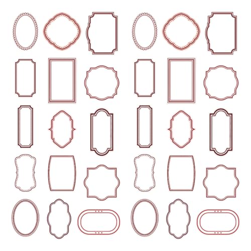jebyltd 30 PCs Vintage Bilderrahmen Scrapbook Frames Scrapbooking Supplies Dekorative Rahmen Für Kunsthandwerk Journaling Notebook jebyltd 30 PCs Vintage Bilderrahmen Scrapbook Frames Scrapbooking Supplies Dekorative Rahmen Für Kunsthandwerk Journaling Notebook von jebyltd