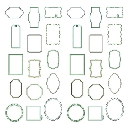 jebyltd 30 PCs Vintage Bilderrahmen Scrapbook Frames Scrapbooking Supplies Dekorative Rahmen Für Kunsthandwerk Journaling Notebook jebyltd 30 PCs Vintage Bilderrahmen Scrapbook Frames Scrapbooking Supplies Dekorative Rahmen Für Kunsthandwerk Journaling Notebook von jebyltd