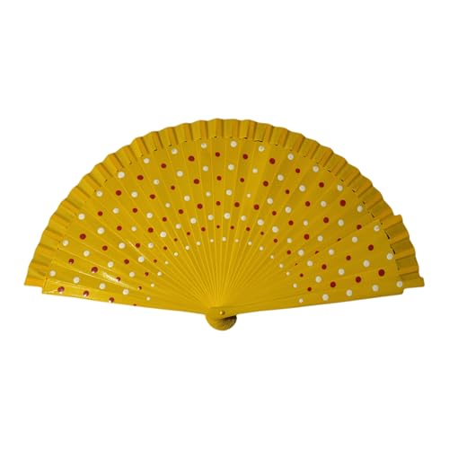 jebyltd Flamenco Spanisch Holzklapperfächerpunkt Muster Moderner Klassischer Vintage Holzhandfan Für Tanz Perfornamnces Party Spanisch jebyltd Flamenco Spanisch Holzklapperfächerpunkt Muster Moderner Klassischer Vintage Holzhandfan Für Tanz Perfornamnces Party Spanisch von jebyltd