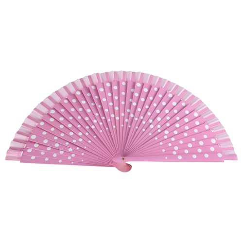 jebyltd Flamenco Spanisch Holzklapperfächerpunkt Muster Moderner Klassischer Vintage Holzhandfan Für Tanz Perfornamnces Party Spanisch jebyltd Flamenco Spanisch Holzklapperfächerpunkt Muster Moderner Klassischer Vintage Holzhandfan Für Tanz Perfornamnces Party Spanisch von jebyltd