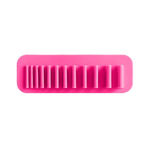 jebyltd Make Up Pinsel Organizer - Moderner Silikon Kosmetikpinsel Aufbewahrungshalter mit 11 Löchern für Wandmontage - Rosa jebyltd Make Up Pinsel Organizer - Moderner Silikon Kosmetikpinsel Aufbewahrungshalter mit 11 Löchern für Wandmontage - Rosa von jebyltd