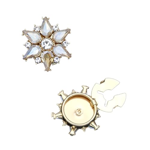 jebyltd Sewable Strassstones Star Patches Mode Dekorative Knöpfe Legierungen Knöpfe Für Näh Und Handwerksprojekte Dekorative Star Patches von jebyltd