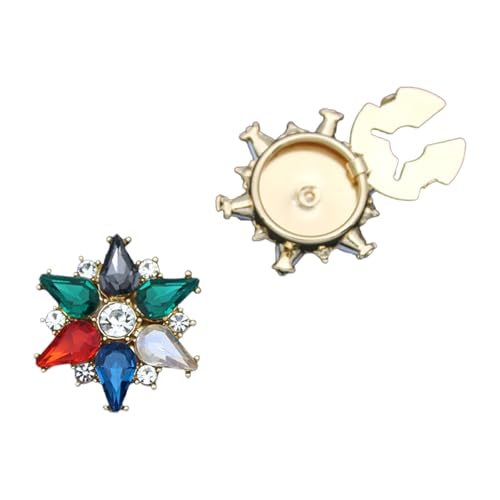 jebyltd Sewable Strassstones Star Patches Mode Dekorative Knöpfe Legierungen Knöpfe Für Näh Und Handwerksprojekte Dekorative Star Patches von jebyltd