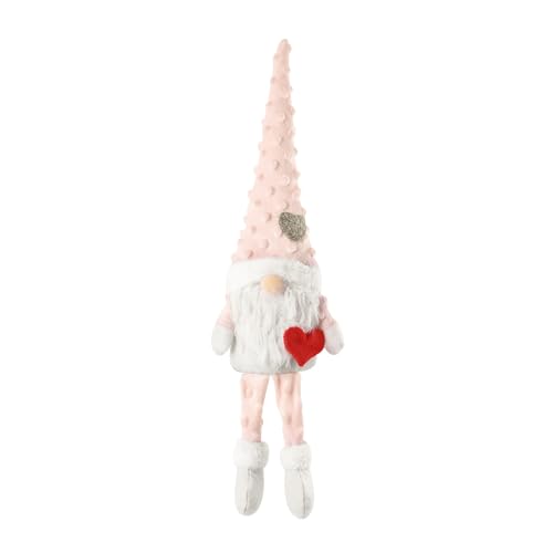 jebyltd Valentinstag schwedische Zwerge halten Herz Plüsch Elfe Gesicht less Puppe Dekoration von jebyltd