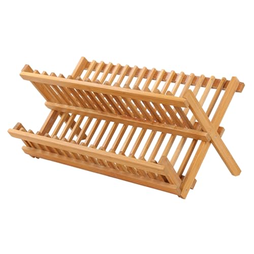 jebyltd Zwei Ebenen Bamboos Arbeitsplatten Tellerschalen Schalen Tassen Trocknungsregal Klapputensilien Abflussküche Aufbewahrungslösung Küche Trocknungsregal jebyltd Zwei Ebenen Bamboos Arbeitsplatten Tellerschalen Schalen Tassen Trocknungsregal Klapputensilien Abflussküche Aufbewahrungslösung Küche Trocknungsregal von jebyltd