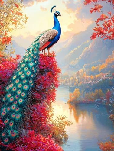 Diamond Painting Erwachsene 5D DIY Diamond Painting Pfauen Bilder, Blumen Diamantmalerei zubehör für Anfänger Set, Diamant Malerei Kits Geeignet Als Zur Entspannung und Deko Wohnzimmer 40x50cm F-1 Diamond Painting Erwachsene 5D DIY Diamond Painting Pfauen Bilder, Blumen Diamantmalerei zubehör für Anfänger Set, Diamant Malerei Kits Geeignet Als Zur Entspannung und Deko Wohnzimmer 40x50cm F-1 von jeihenhg