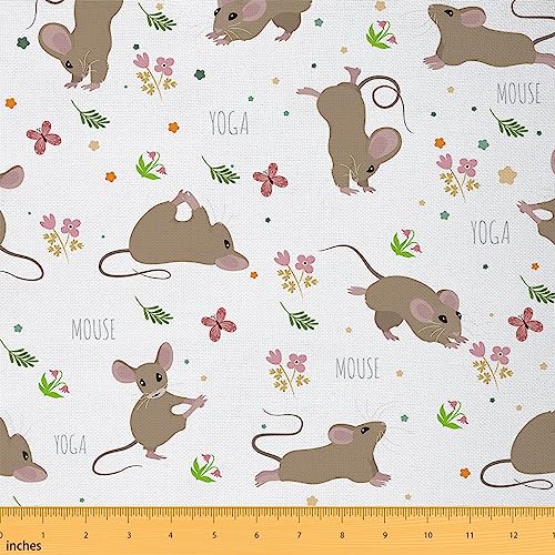 Maus-Stoff von The Yard für Jungen und Mädchen, niedlicher Maus, Polsterstoff für Stühle, Sofa, Kinder, Damen, Herren, Ossum, Stofftiere, wasserdicht, Outdoor-Stoff, DIY-Stoff, Raumdekoration, 2 Meter Maus-Stoff von The Yard für Jungen und Mädchen, niedlicher Maus, Polsterstoff für Stühle, Sofa, Kinder, Damen, Herren, Ossum, Stofftiere, wasserdicht, Outdoor-Stoff, DIY-Stoff, Raumdekoration, 2 Meter von jejeloiu