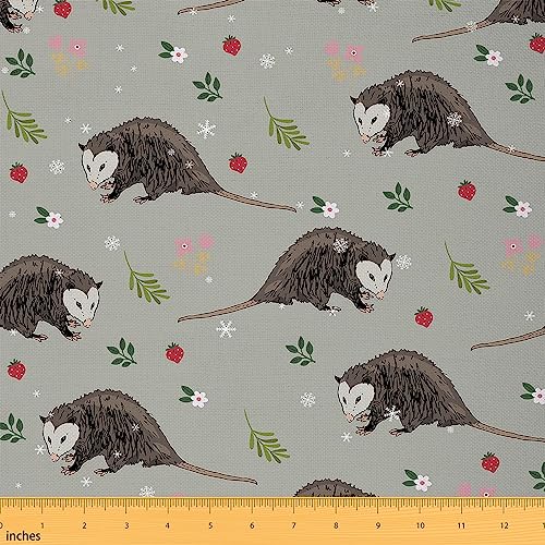 Opossum Polsterstoff für Stühle, Sofa, Kinder, Jungen, Mädchen, niedliches Opossum, wasserdicht, Outdoor-Stoff, Opossums, Geschenke, Stoff pro Hof, Schlafzimmer, Opossum, gefülltes Blumendekor Opossum Polsterstoff für Stühle, Sofa, Kinder, Jungen, Mädchen, niedliches Opossum, wasserdicht, Outdoor-Stoff, Opossums, Geschenke, Stoff pro Hof, Schlafzimmer, Opossum, gefülltes Blumendekor von jejeloiu