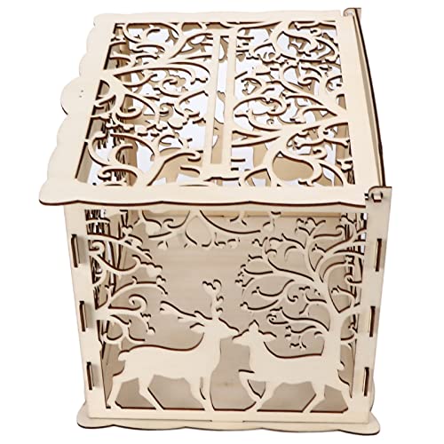 jerss Grußkarten-Box für Paare, Visitenkarten für Grußkarten-Boxen, Hirsch-Hochzeit, Rustikale Hochzeitskarten-Box, Kartenboxen jerss Grußkarten-Box für Paare, Visitenkarten für Grußkarten-Boxen, Hirsch-Hochzeit, Rustikale Hochzeitskarten-Box, Kartenboxen von jerss