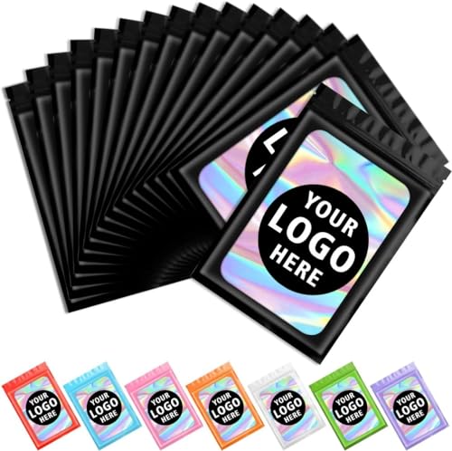 100 Stück personalisierte, dicke Druckverschlussbeutel, holografische Laserfarbe, Kunststoffbeutel für DIY-Schmuck, Einzelhandel, Aufbewahrungsbeutel, ohne Loch, Weiß, 7 x 10 Stück 100 Stück personalisierte, dicke Druckverschlussbeutel, holografische Laserfarbe, Kunststoffbeutel für DIY-Schmuck, Einzelhandel, Aufbewahrungsbeutel, ohne Loch, Weiß, 7 x 10 Stück von jfs