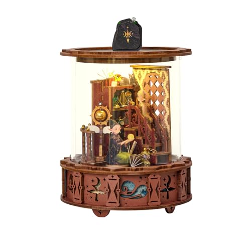 Jianyana Book Nook Kit-Spieluhr, DIY Miniature House Miniatur Haus modellbausatz Erwachsene für Erwachsene Frauen Mädchen Jianyana Book Nook Kit-Spieluhr, DIY Miniature House Miniatur Haus modellbausatz Erwachsene für Erwachsene Frauen Mädchen von jianyana