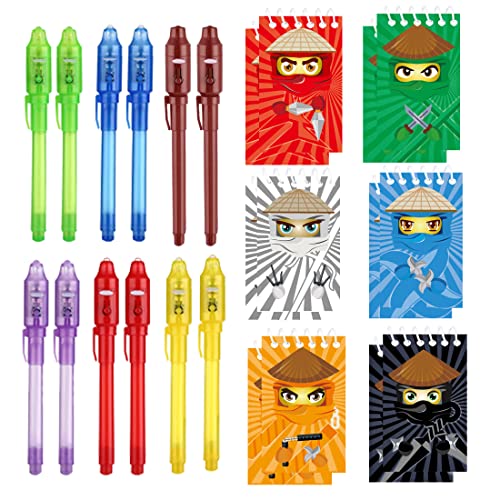 jiaoohoo 12 uv Stift und 12 Notizbuch,ninjaoo Kindergeburtstag Junge & Mädchen mitgebsel,Kindergeburtstag Gastgeschenke,Adventskalender & Kleine Geschenke Kinder ninjaoo geburtstags deko jiaoohoo 12 uv Stift und 12 Notizbuch,ninjaoo Kindergeburtstag Junge & Mädchen mitgebsel,Kindergeburtstag Gastgeschenke,Adventskalender & Kleine Geschenke Kinder ninjaoo geburtstags deko von jiaoohoo