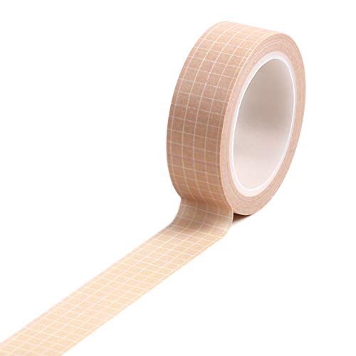 Napacoh Klebeband, 10 M Kleberaster Washi Tape, Planer DIY Scrapbooking Sticker Briefpapier AprikoseNone von Napacoh