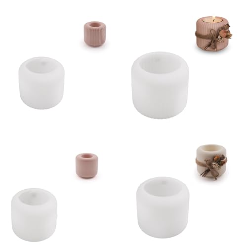 Silikonform für Kerzenständer, Epoxidharz/Gips/Zement geeignet, Streifen/Glatt-Oberfläche, Spiegelpolitur, DIY Handwerk Werkzeug Silikonform für Kerzenständer, Epoxidharz/Gips/Zement geeignet, Streifen/Glatt-Oberfläche, Spiegelpolitur, DIY Handwerk Werkzeug von jiejack