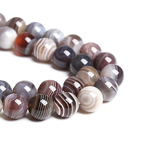 10 mm 38 Stück natürliche Edelsteine, Botswana Sardonyx Achat Perlen für Schmuckherstellung DIY Armband 10 mm 38 Stück natürliche Edelsteine, Botswana Sardonyx Achat Perlen für Schmuckherstellung DIY Armband von jiejinyu
