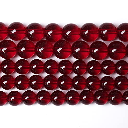 12 mm, 30 Stück granatrote Glas-Kristall-Abstandshalter für Schmuckherstellung, DIY-Armband, 38,1 cm, 1 Strang 12 mm, 30 Stück granatrote Glas-Kristall-Abstandshalter für Schmuckherstellung, DIY-Armband, 38,1 cm, 1 Strang von jiejinyu