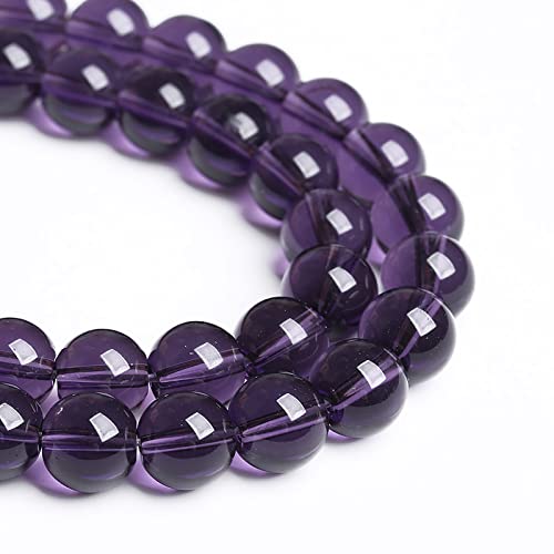 12 mm, 32 Stück, violette Amethystglas-Kristallperlen für Schmuckherstellung, DIY, Armband, Halskette 12 mm, 32 Stück, violette Amethystglas-Kristallperlen für Schmuckherstellung, DIY, Armband, Halskette von jiejinyu