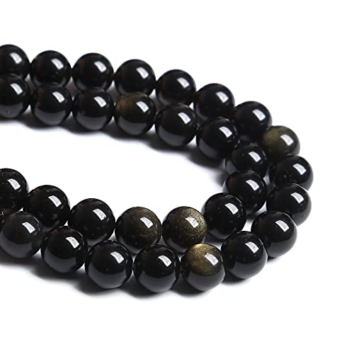12 mm 32 Stück Naturstein Goldener Obsidian lose Perlen für Schmuckherstellung DIY Armbänder Halskette 12 mm 32 Stück Naturstein Goldener Obsidian lose Perlen für Schmuckherstellung DIY Armbänder Halskette von jiejinyu
