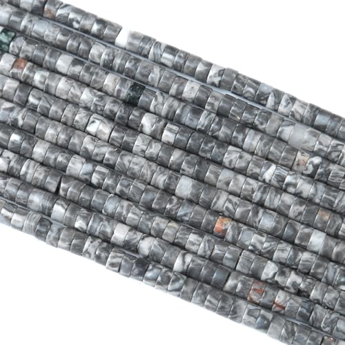2 x 4 mm, 155 Stück Karten-Rohrzylinder, Rondelle, Abakus-Scheibe, Abstandhalter, lose Perlen für Schmuckherstellung von jiejinyu
