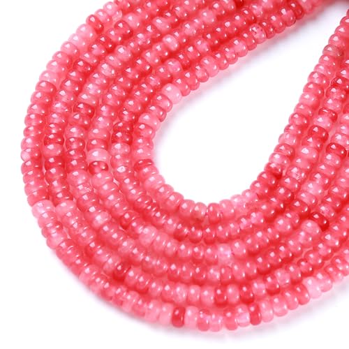 2 x 4 mm, 155 Stück Rhodochrosit, Chalcedon, Röhrchen, Rondelle, Abakusscheibe, Abstandhalter, lose Perlen für Schmuckherstellung, Armband, DIY-Zubehör 2 x 4 mm, 155 Stück Rhodochrosit, Chalcedon, Röhrchen, Rondelle, Abakusscheibe, Abstandhalter, lose Perlen für Schmuckherstellung, Armband, DIY-Zubehör von jiejinyu