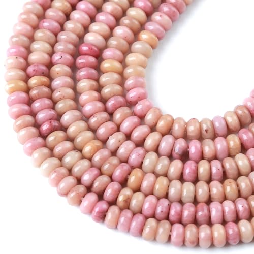 2 x 4 mm, 155 Stück Rhodochrosit-Rhodonit-Röhrchen, Rondelle, Abakus-Scheibe, Abstandhalter, lose Perlen für Schmuckherstellung 2 x 4 mm, 155 Stück Rhodochrosit-Rhodonit-Röhrchen, Rondelle, Abakus-Scheibe, Abstandhalter, lose Perlen für Schmuckherstellung von jiejinyu