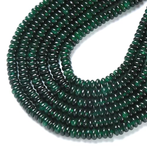 2 x 4 mm, 155 Stück Röhrenscheiben, dunkelgrün, Chalcedon, Rondelle, Abakus, Abstandhalter, lose Perlen für Schmuckherstellung, Armband, DIY-Zubehör 2 x 4 mm, 155 Stück Röhrenscheiben, dunkelgrün, Chalcedon, Rondelle, Abakus, Abstandhalter, lose Perlen für Schmuckherstellung, Armband, DIY-Zubehör von jiejinyu