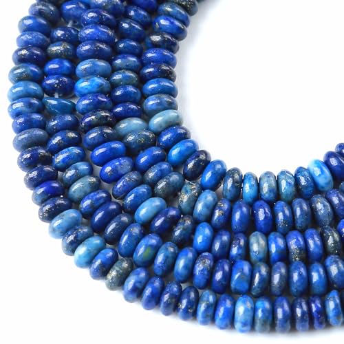 2 x 4 mm Lapislazuli-Röhrchen, Rondelle, Abakus-Scheibe, Abstandhalter, lose Perlen für Schmuckherstellung, 155 Stück 2 x 4 mm Lapislazuli-Röhrchen, Rondelle, Abakus-Scheibe, Abstandhalter, lose Perlen für Schmuckherstellung, 155 Stück von jiejinyu