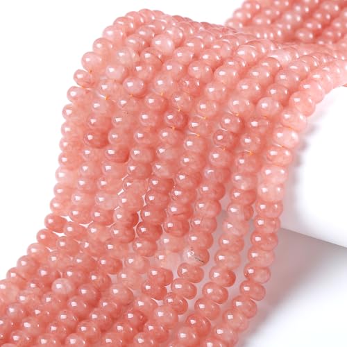 5 x 8 mm, 72 Stück, Sonnenstein-Quarzrohr, Rondelle, Abakusscheibe, Abstandhalter, lose Perlen für Schmuckherstellung, Armband, DIY-Zubehör von jiejinyu