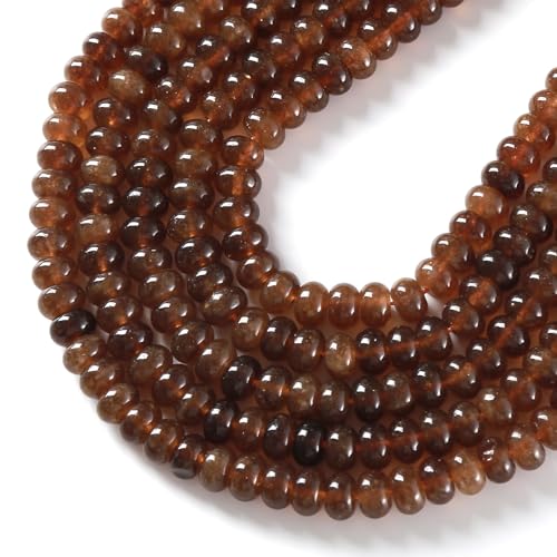 5 x 8 mm, 72 Stück, goldene dunkle Turmalin-Jade-Röhre, Rondelle, Abakusscheibe, Abstandhalter, lose Perlen für Schmuckherstellung, Armband, DIY-Zubehör von jiejinyu