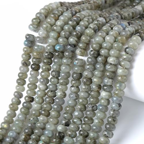 5 x 8 mm, 72 Stück Labradorit-Röhrchen, Rondelle, Abakus-Scheibe, Abstandhalter, lose Perlen für Schmuckherstellung 5 x 8 mm, 72 Stück Labradorit-Röhrchen, Rondelle, Abakus-Scheibe, Abstandhalter, lose Perlen für Schmuckherstellung von jiejinyu