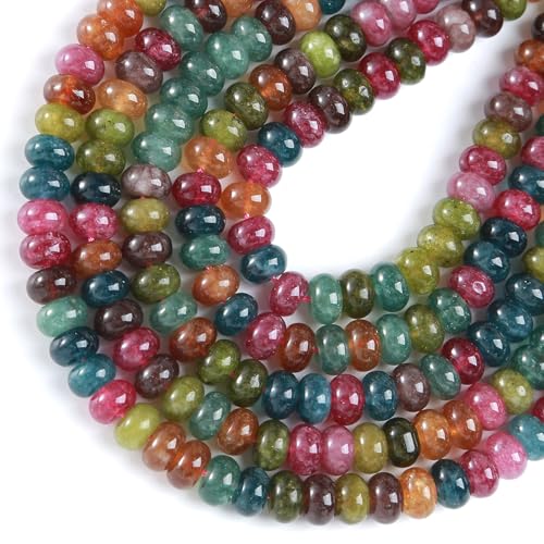 5 x 8 mm, 72 Stück Turmalinröhrchen, Rondelle, Abakusscheiben, Abstandhalter, lose Perlen für Schmuckherstellung 5 x 8 mm, 72 Stück Turmalinröhrchen, Rondelle, Abakusscheiben, Abstandhalter, lose Perlen für Schmuckherstellung von jiejinyu