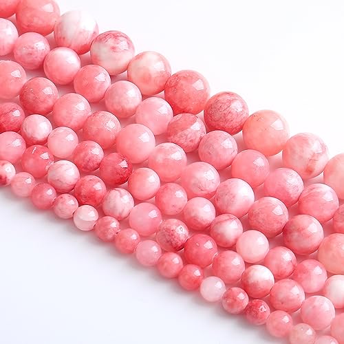 6 mm 60 Stück rosa persische Jade Abstandshalter lose Perlen für Schmuckherstellung DIY Armband Halskette von jiejinyu
