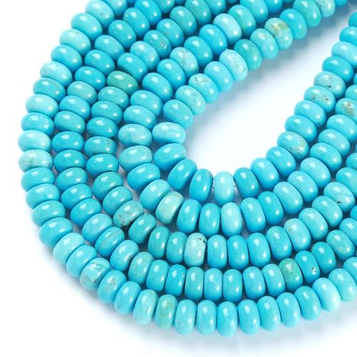 Abstandshalter für Schmuckherstellung, 5 x 8 mm, 72 Stück, türkis, für Abakusscheiben Abstandshalter für Schmuckherstellung, 5 x 8 mm, 72 Stück, türkis, für Abakusscheiben von jiejinyu