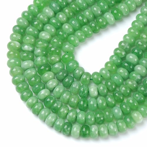Abstandshalter für Schmuckherstellung, Armbänder, DIY-Zubehör, grüne Jade, 5 x 8 mm, 72 Stück Abstandshalter für Schmuckherstellung, Armbänder, DIY-Zubehör, grüne Jade, 5 x 8 mm, 72 Stück von jiejinyu