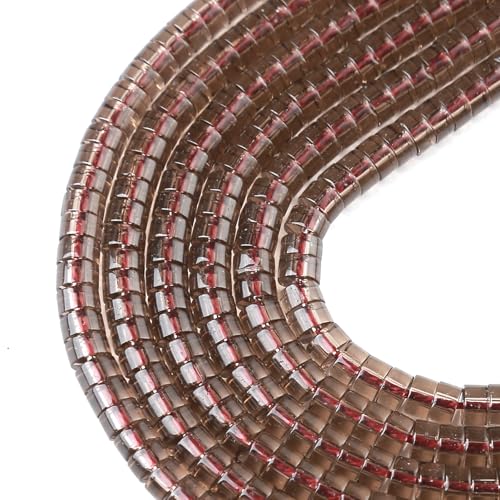 Abstandshalter für Schmuckherstellung, rauchige Kristallröhren, Zylinder, Rondelle, Abakus, Scheibe, Abstandshalter, lose Perlen, 2 x 4 mm, 155 Stück Abstandshalter für Schmuckherstellung, rauchige Kristallröhren, Zylinder, Rondelle, Abakus, Scheibe, Abstandshalter, lose Perlen, 2 x 4 mm, 155 Stück von jiejinyu
