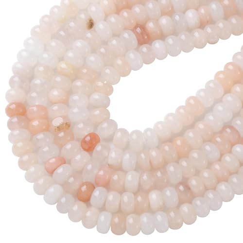 Aventurin-Röhrchen, Rondelle, Abakus-Scheibe, Abstandhalter, lose Perlen für Schmuckherstellung, Armband, DIY-Zubehör, 5 x 8 mm, 72 Stück von jiejinyu