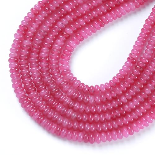 Chalcedon-Röhre, Rondelle, Abakusscheibe, Abstandhalter, lose Perlen für Schmuckherstellung, Armband, DIY-Zubehör, 2 x 4 mm, 155 Stück Chalcedon-Röhre, Rondelle, Abakusscheibe, Abstandhalter, lose Perlen für Schmuckherstellung, Armband, DIY-Zubehör, 2 x 4 mm, 155 Stück von jiejinyu