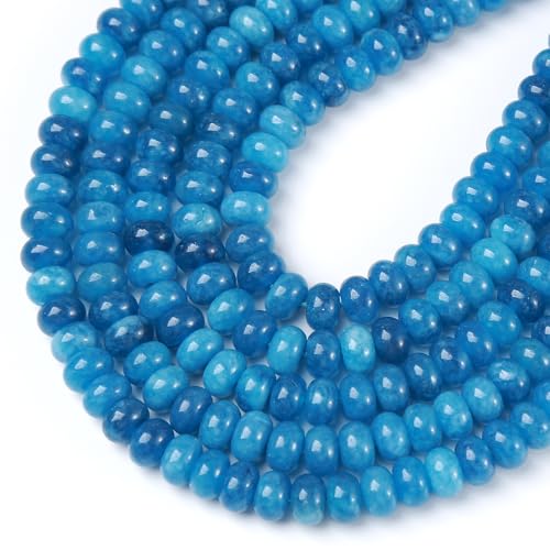 Chalcedon-Röhre, Rondelle, Abakusscheibe, Abstandhalter, lose Perlen für Schmuckherstellung, Armband, DIY-Zubehör, 5 x 8 mm, 72 Stück Chalcedon-Röhre, Rondelle, Abakusscheibe, Abstandhalter, lose Perlen für Schmuckherstellung, Armband, DIY-Zubehör, 5 x 8 mm, 72 Stück von jiejinyu