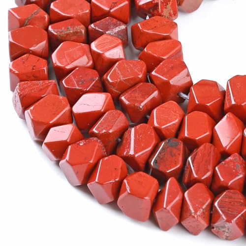 Chinesischer roter Jaspis, natürliche Perlen, 19 cm, unregelmäßig, speziell geschliffene Steinperlen für Schmuckherstellung, DIY, Handwerk, Armband, 6 x 11 mm Chinesischer roter Jaspis, natürliche Perlen, 19 cm, unregelmäßig, speziell geschliffene Steinperlen für Schmuckherstellung, DIY, Handwerk, Armband, 6 x 11 mm von jiejinyu