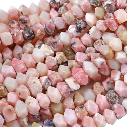 Peruanische rosa Opal-Edelsteine, Naturperlen, 38,1 cm, unregelmäßig, Spezialschliff-Steinperlen für Schmuckherstellung, DIY, Handwerk, Armband, 6 x 11 mm Peruanische rosa Opal-Edelsteine, Naturperlen, 38,1 cm, unregelmäßig, Spezialschliff-Steinperlen für Schmuckherstellung, DIY, Handwerk, Armband, 6 x 11 mm von jiejinyu
