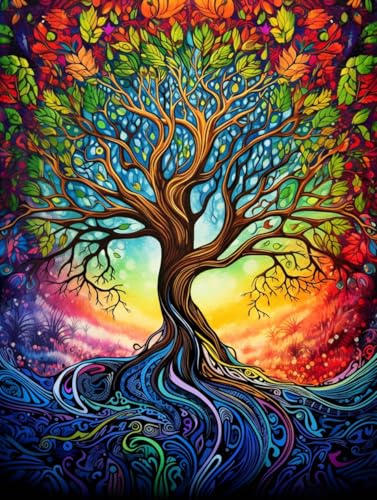 jieyisier Diamond Painting Erwachsene,Diamond Painting Baum des Lebens,Diamant Painting Baum,Diamant Painting Bilder Geeignet Für Heimwanddekoration und Feiertagsgeschenk Geben（30x40 cm） von jieyisier